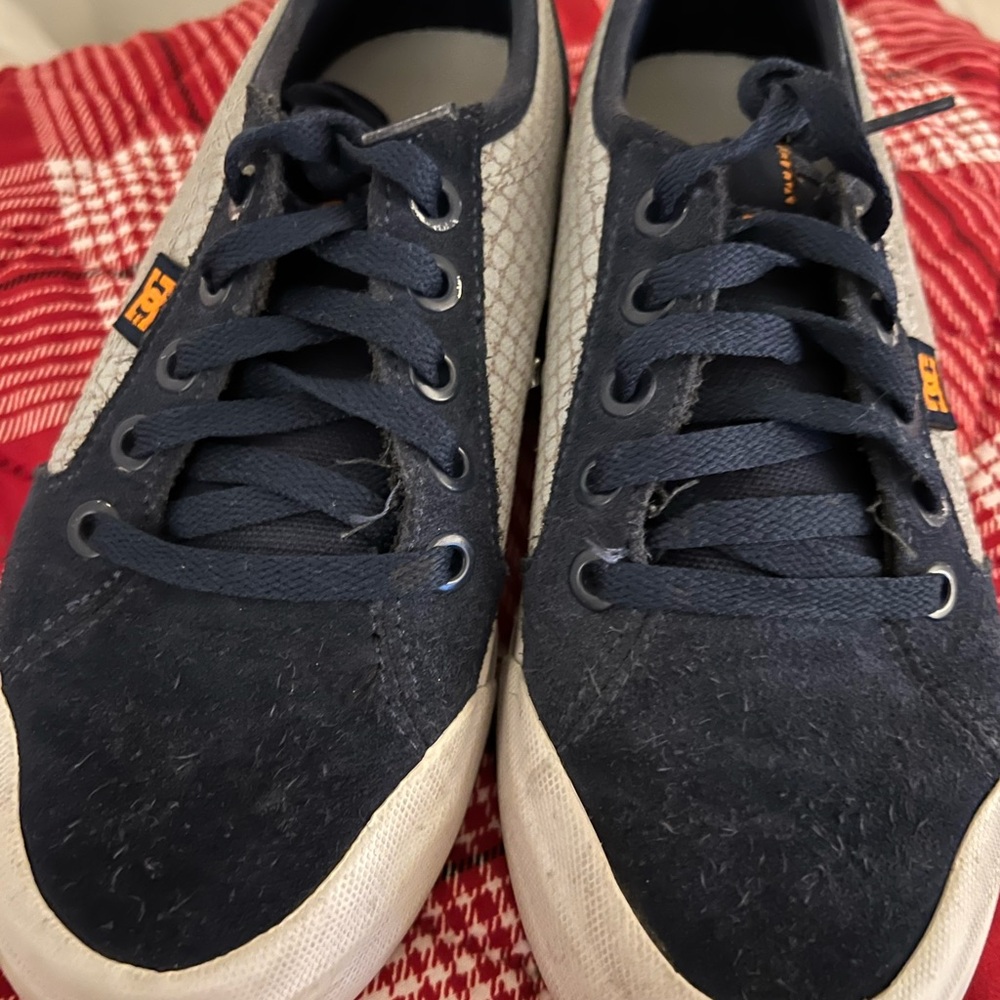 Navy and Light Grey DC Boys Casual Sneakers